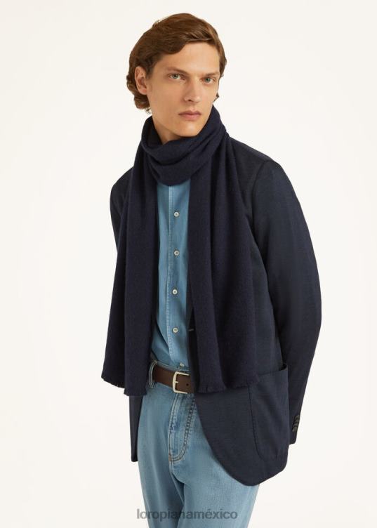 Loro Piana hombres bufanda garza monvalle dunas de gobi (d02r) 2FPNR1235