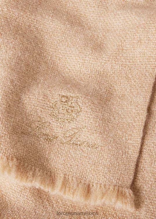 Loro Piana hombres bufanda garza monvalle dunas de gobi (d02r) 2FPNR1243