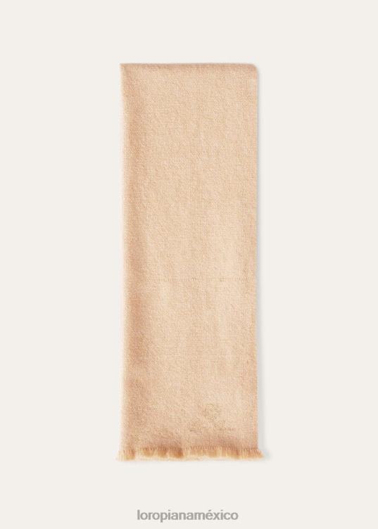 Loro Piana hombres bufanda garza monvalle dunas de gobi (d02r) 2FPNR1243