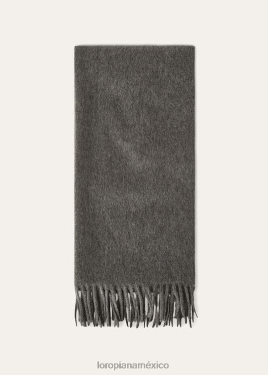 Loro Piana hombres bufanda grande unita nueva ocra (20br) 2FPNR1228