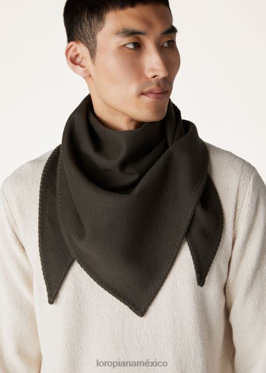 Loro Piana hombres bufanda yuzawa clorofila (50wl) 2FPNR1226