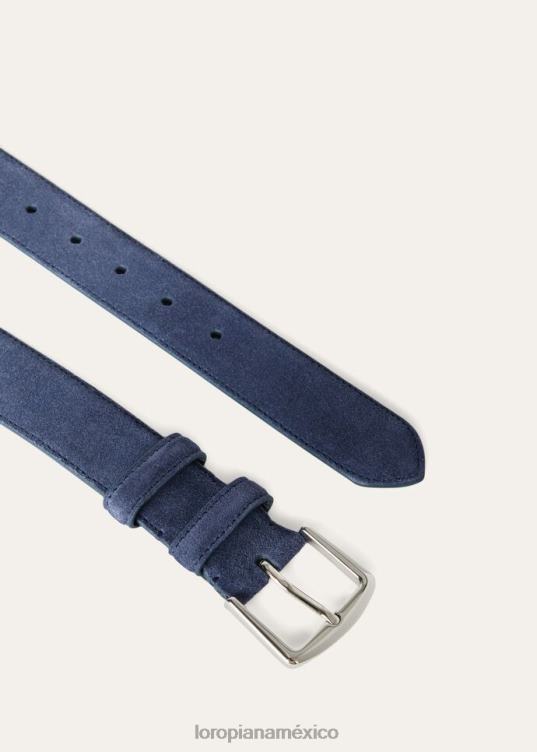 Loro Piana hombres cinturon alsavel carga (5042) 2FPNR1332