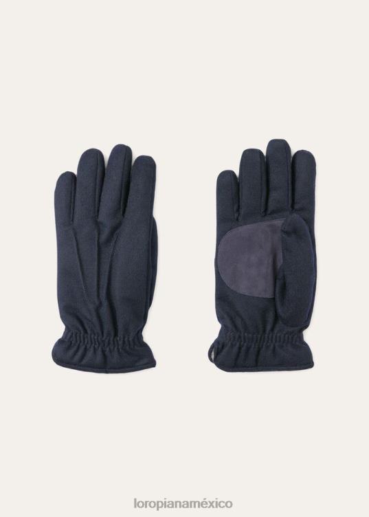 Loro Piana hombres guantes ashford castaño (e251) 2FPNR1312