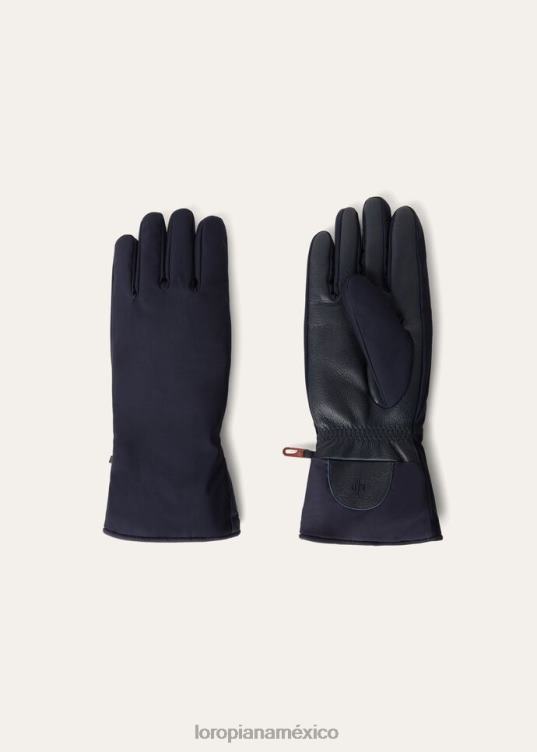 Loro Piana hombres guantes de esqui beige gótico (d0d5) 2FPNR1308