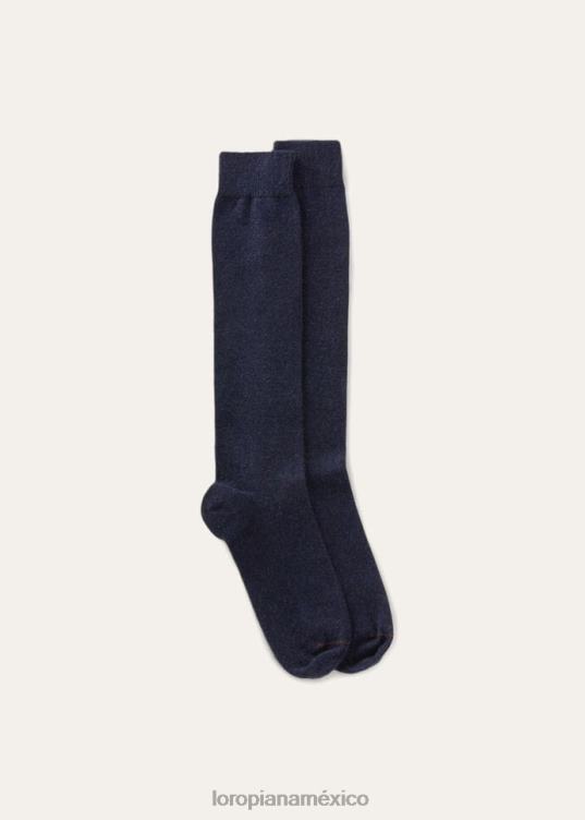 Loro Piana hombres calcetines clásicos azul marino (w000) 2FPNR1318