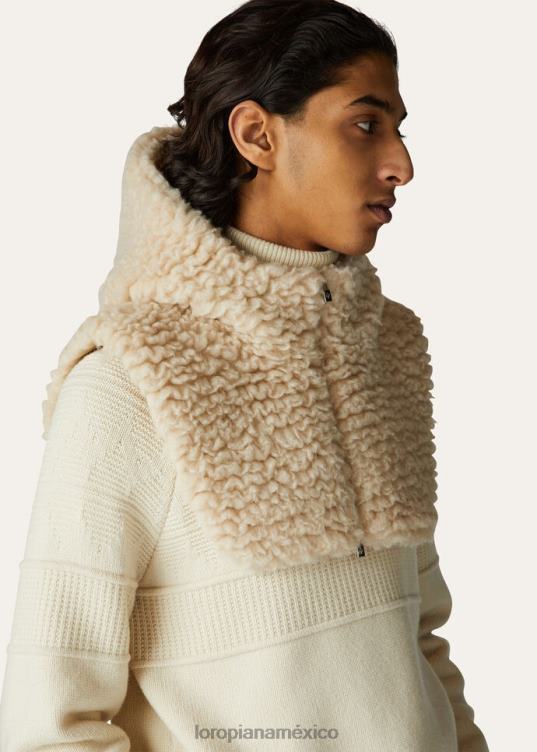 Loro Piana hombres dickey encapuchado marfil suave (a0cb) 2FPNR1264