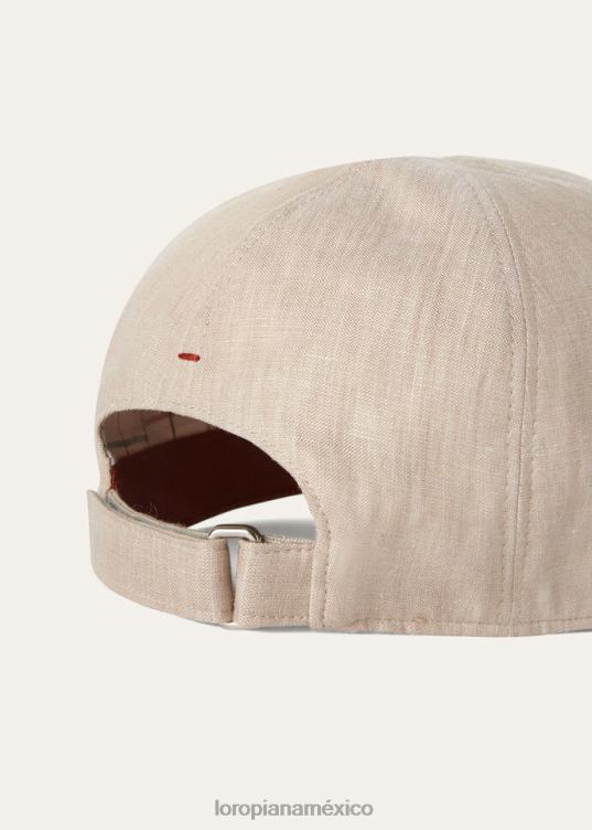Loro Piana hombres gorra de beisbol blanco óptico (1005) 2FPNR1261