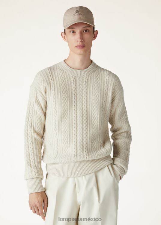 Loro Piana hombres gorra de beisbol blanco óptico (1005) 2FPNR1261