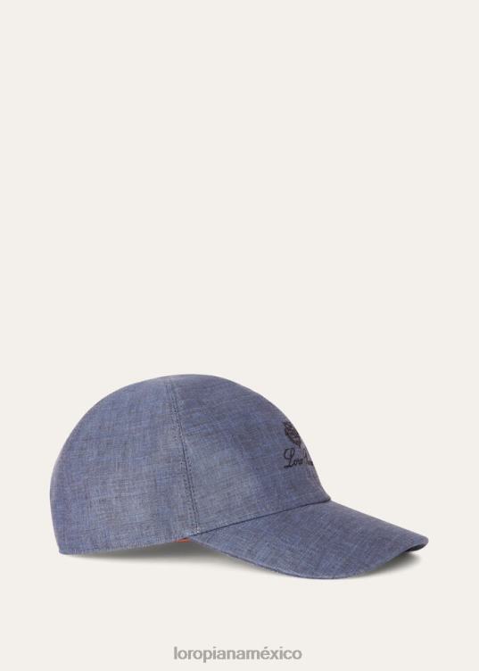 Loro Piana hombres gorra de beisbol blanco óptico (1005) 2FPNR1302
