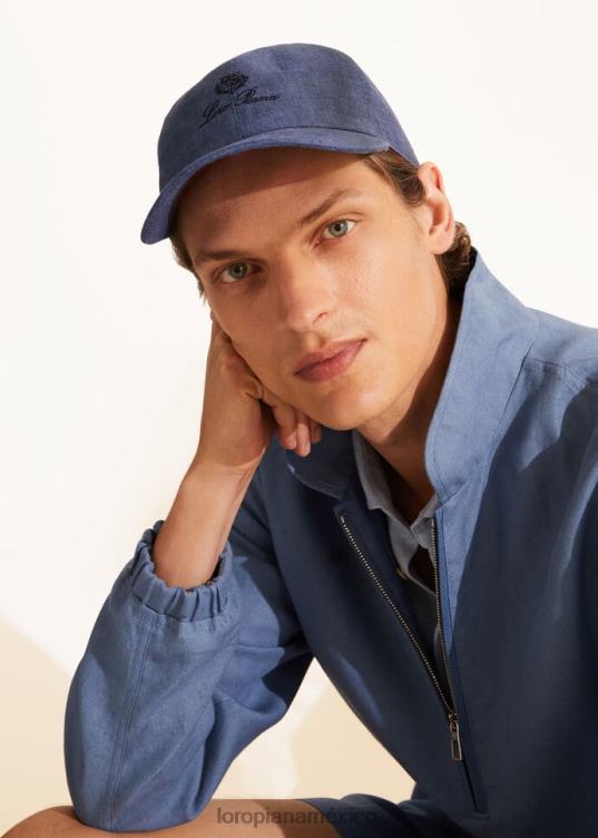 Loro Piana hombres gorra de beisbol blanco óptico (1005) 2FPNR1302