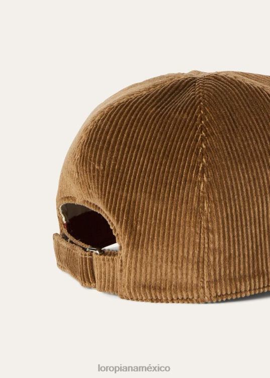 Loro Piana hombres gorra de beisbol camello montañés (e09k) 2FPNR1271