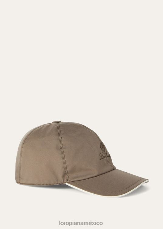 Loro Piana hombres gorra de beisbol hoja de té/marfil (b0ty) 2FPNR1273