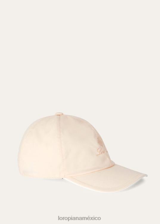 Loro Piana hombres gorra de beisbol hoja de té/marfil (b0ty) 2FPNR1276