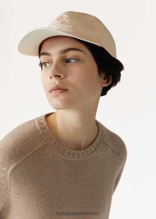 Loro Piana hombres gorra de beisbol hoja de té/marfil (b0ty) 2FPNR1276