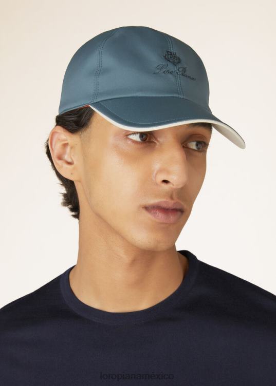 Loro Piana hombres gorra de beisbol hoja de té/marfil (b0ty) 2FPNR1287