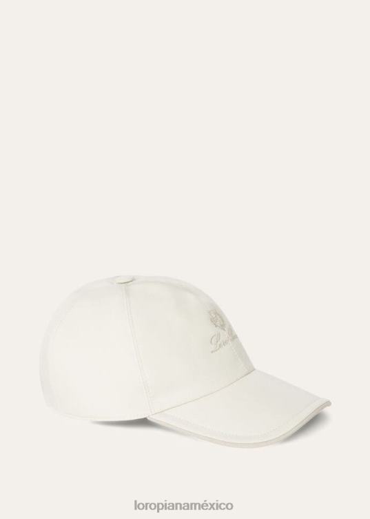 Loro Piana hombres gorra de beisbol hoja de té/marfil (b0ty) 2FPNR1289