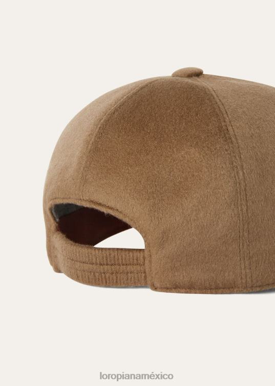 Loro Piana hombres gorra de beisbol mezcla de franela (m004) 2FPNR1252