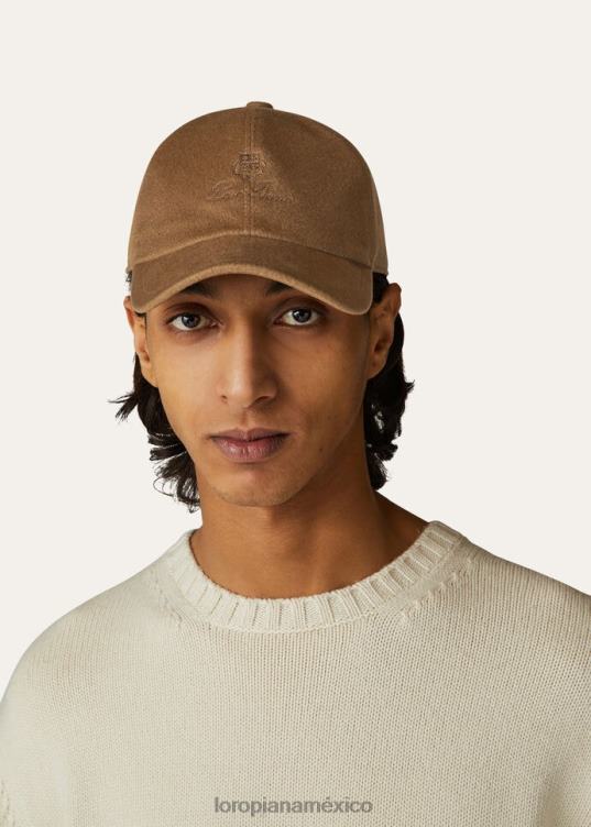Loro Piana hombres gorra de beisbol mezcla de franela (m004) 2FPNR1285