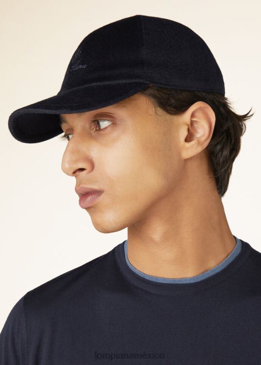 Loro Piana hombres gorra de beisbol mezcla de franela (m004) 2FPNR1291