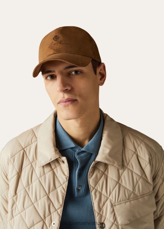 Loro Piana hombres gorra de beisbol nuez pecana (h0ch) 2FPNR1282