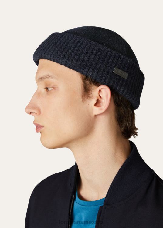 Loro Piana hombres gorro azul marino (w000) 2FPNR1305
