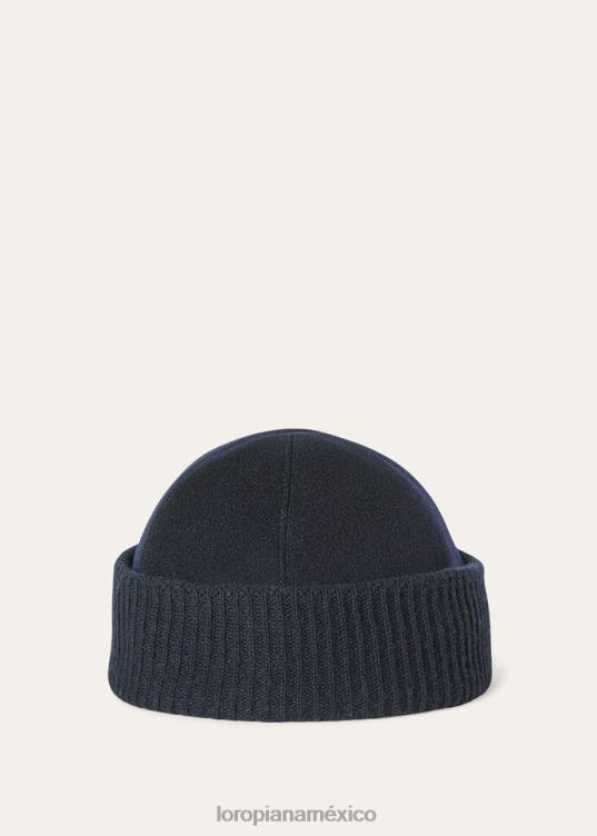 Loro Piana hombres gorro azul marino (w000) 2FPNR1305