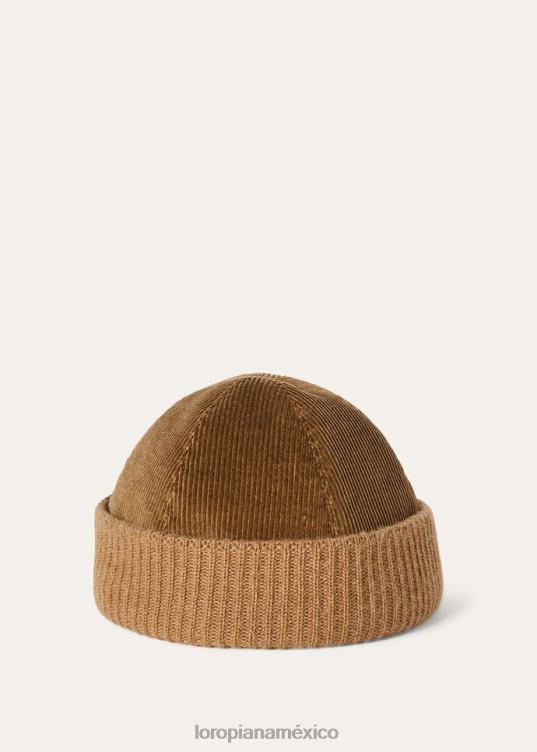 Loro Piana hombres gorro camello montañés (e09k) 2FPNR1274