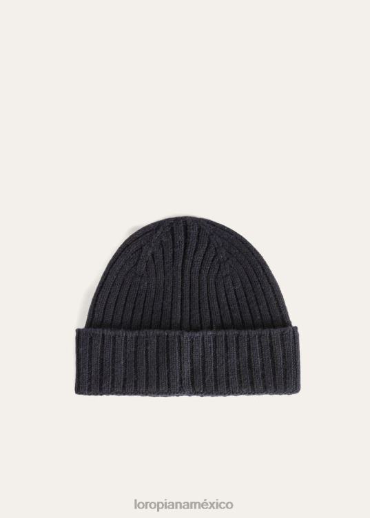 Loro Piana hombres gorro mezcla natural (a193) 2FPNR1306