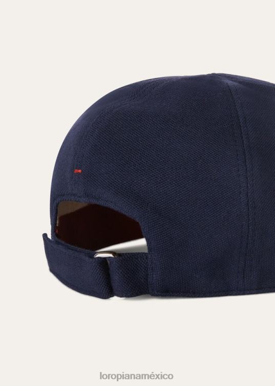 Loro Piana hombres mi gorra de béisbol rosa bebé claro (303i) 2FPNR1258