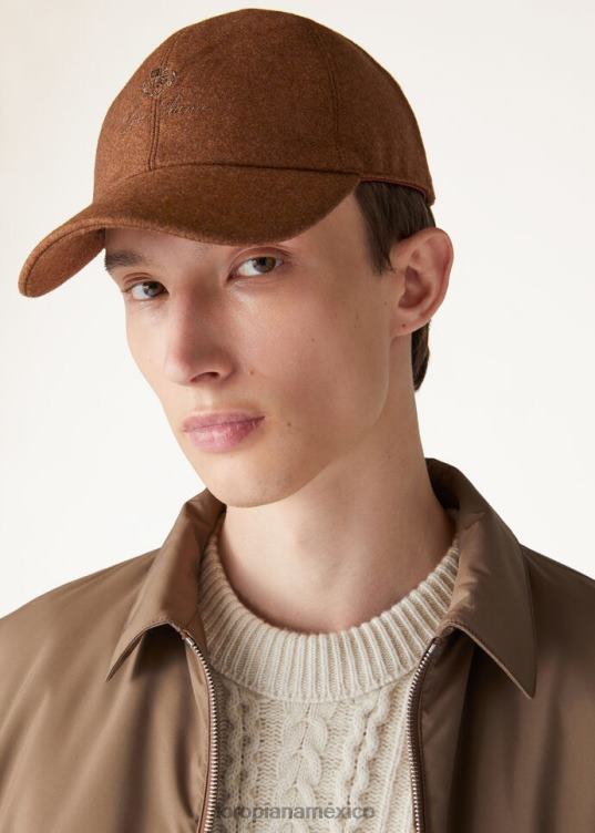 Loro Piana hombres mi gorra de béisbol shiso mel seco (50xc) 2FPNR1254