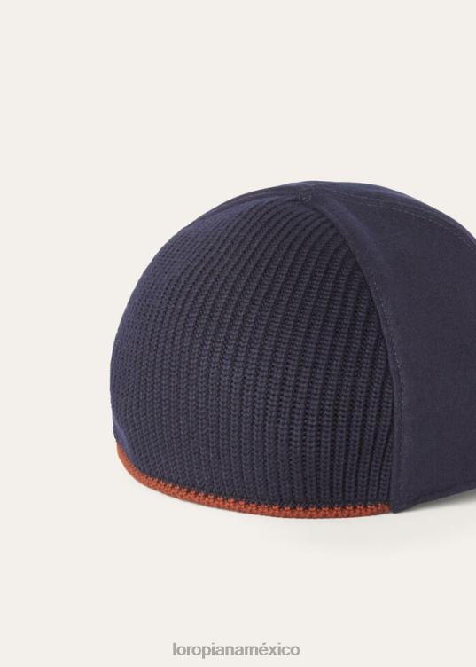 Loro Piana hombres mi gorra de béisbol shiso mel seco (50xc) 2FPNR1304