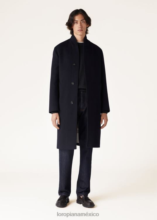 Loro Piana hombres abrigo daito azul marino (w000) 2FPNR930