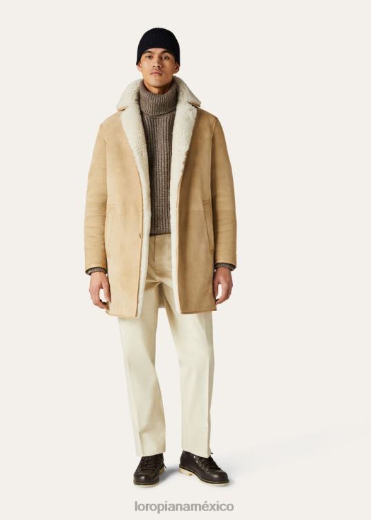 Loro Piana hombres abrigo sedrun beige sincero (a0d1) 2FPNR933