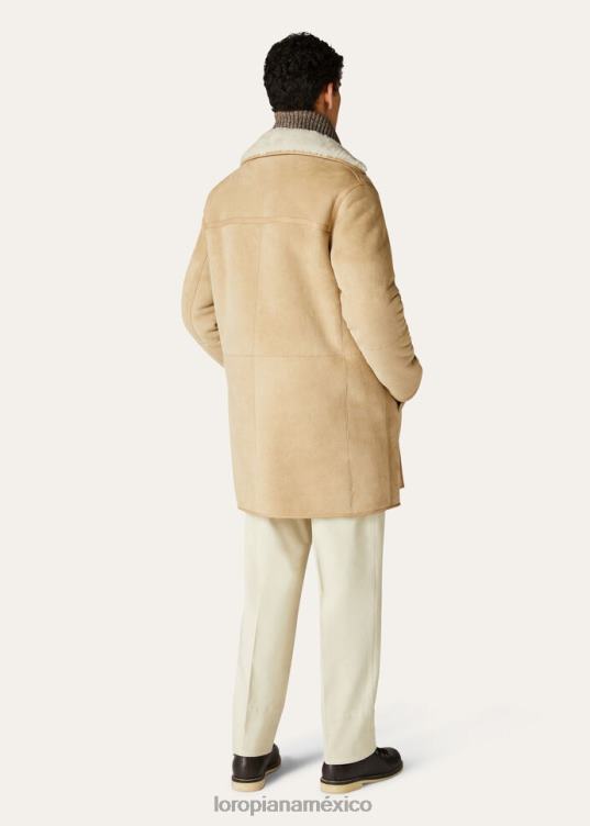 Loro Piana hombres abrigo sedrun beige sincero (a0d1) 2FPNR933