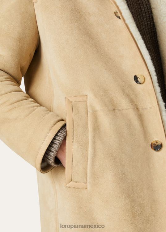 Loro Piana hombres abrigo sedrun beige sincero (a0d1) 2FPNR933