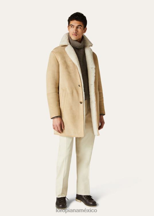 Loro Piana hombres abrigo sedrun beige sincero (a0d1) 2FPNR933