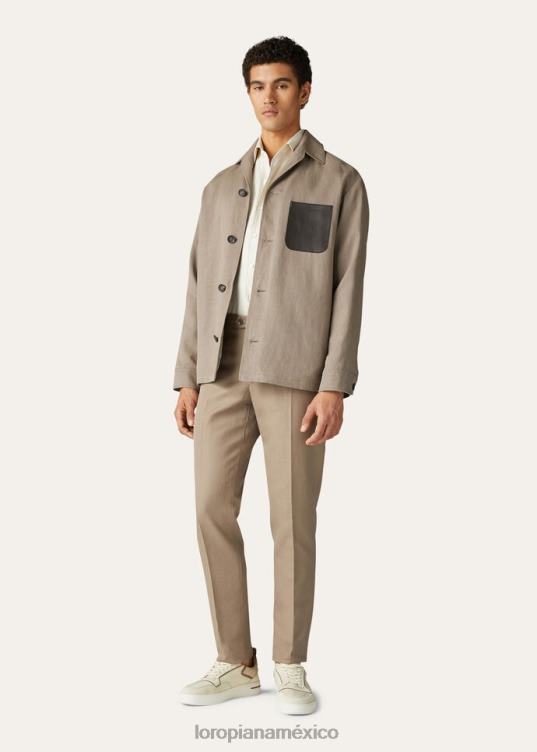 Loro Piana hombres camisa andré blanco óptico (1005) 2FPNR1062