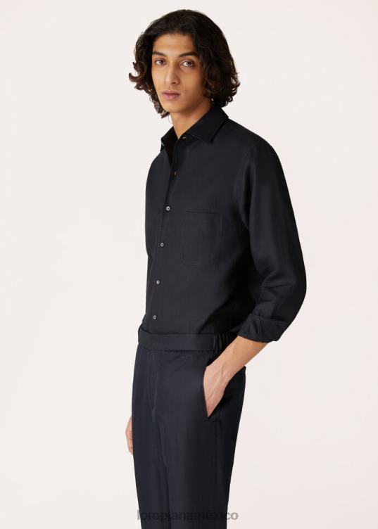 Loro Piana hombres camisa andré blanco óptico (1005) 2FPNR1068