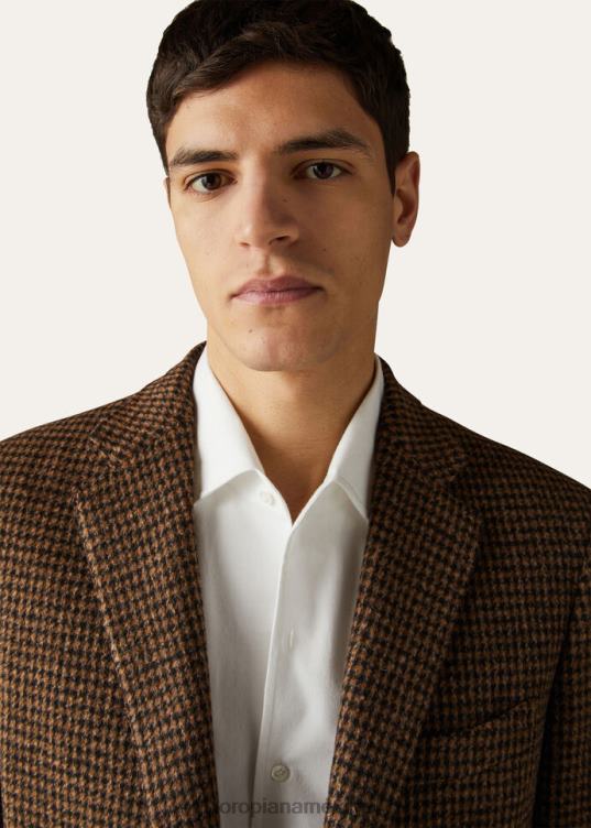 Loro Piana hombres camisa andré blanco óptico (1005) 2FPNR1070