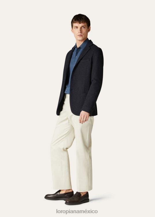 Loro Piana hombres camisa andré blanco óptico (1005) 2FPNR1083