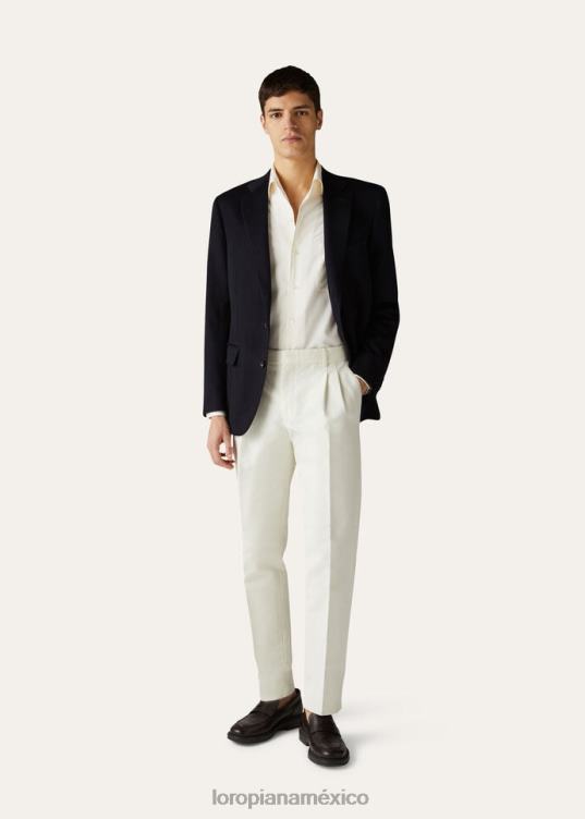 Loro Piana hombres camisa andré turrón (1230) 2FPNR1058