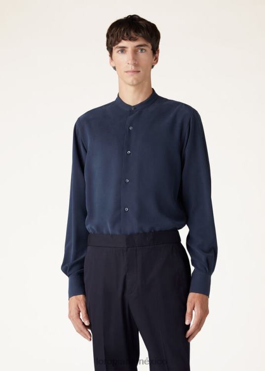 Loro Piana hombres camisa elia turrón (1230) 2FPNR1066