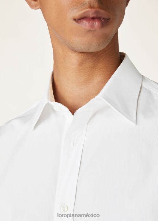 Loro Piana hombres camiseta internacional blanco óptico (1005) 2FPNR1037