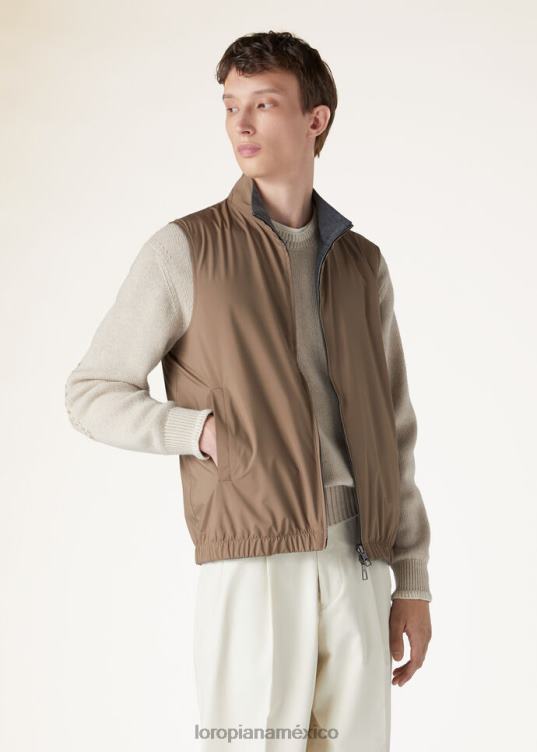 Loro Piana hombres chaleco ola del océano azul marino/azul marino (b0go) 2FPNR1186