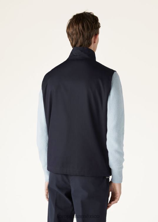 Loro Piana hombres chaleco taga azul marino/azul agua tranquila (b3zm) 2FPNR1192
