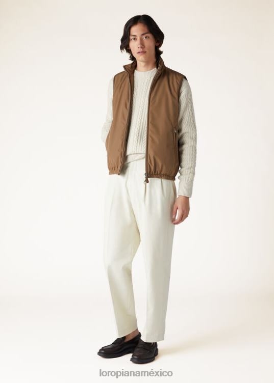 Loro Piana hombres chaleco tauri árbol ahumado (h08e) 2FPNR1195