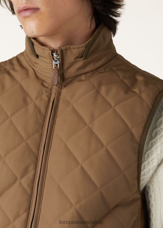 Loro Piana hombres chaleco tauri árbol ahumado (h08e) 2FPNR1195