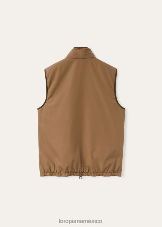 Loro Piana hombres chaleco tauri árbol ahumado (h08e) 2FPNR1195