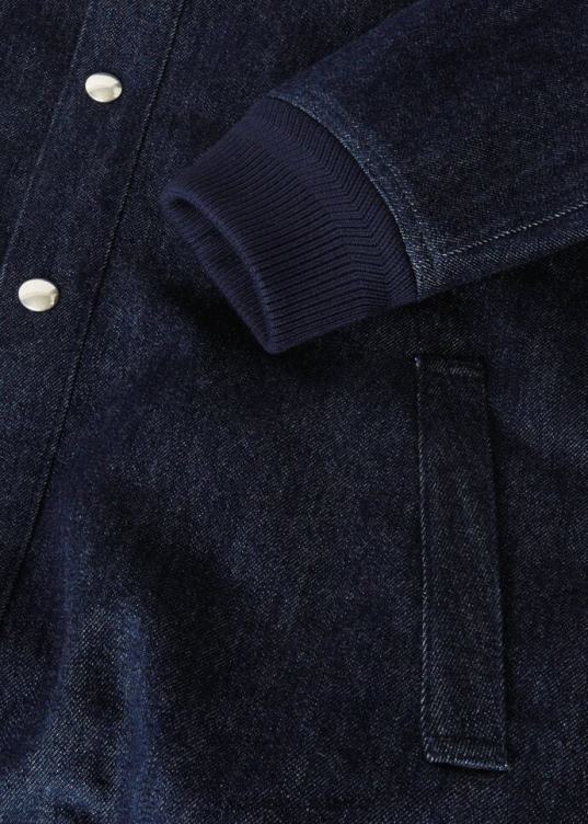 Loro Piana hombres bombardero adachi sombra azul (w0zp) 2FPNR863