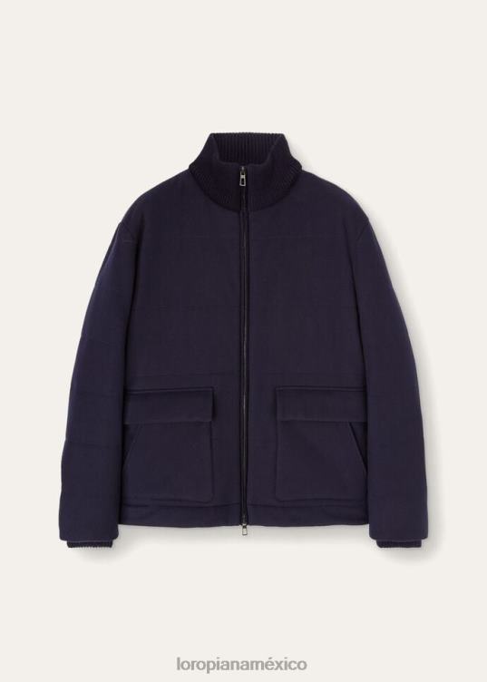 Loro Piana hombres bombardero catay azul primavera (wj32) 2FPNR929